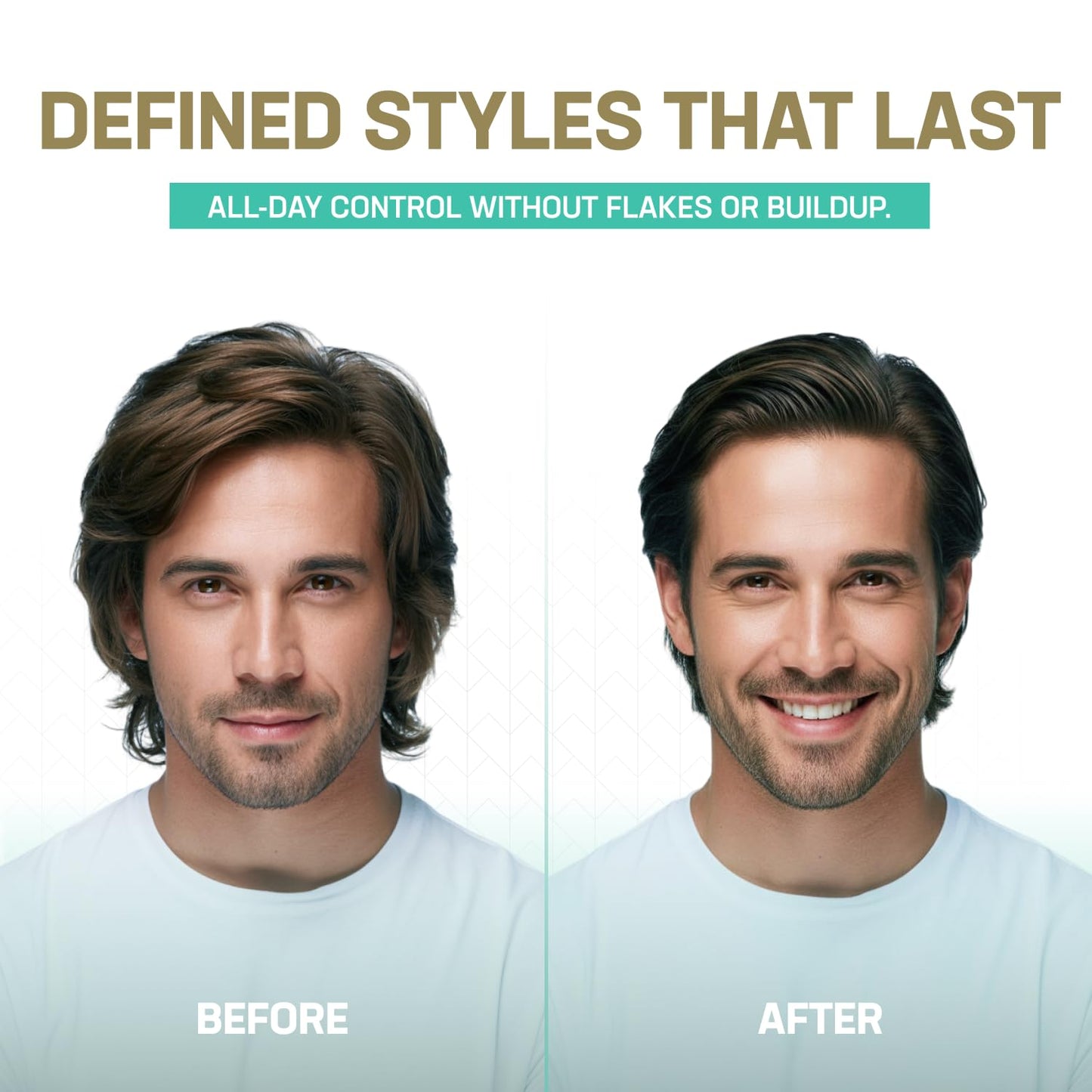 Uplift Provisions Styling Hair Gel for Men, Women & Kids - Strong Hold for Curly, Slicked-Back & Natural Hair - Non-Greasy, No Flake, 16 Fl Oz