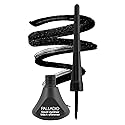 Palladio Liquid Eyeliner, Black Shimmer, Highly Pigmented, Waterproof, Smear-Proof, Includes Easy G Wand Applicator