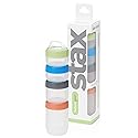 humangear STAX, Stackable Snack Containers - 4-Piece Leak-Proof Snack Travel System - FDA-Food Safe, BPA/PC/Phthalate-Free - Stackable…