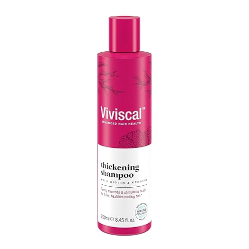 Viviscal Thickening Shampoo, Formulated With Biotin And Keratin, Fortified With Marine Collagen And Seaweed Extract, Strengthens And Reduces Breakage