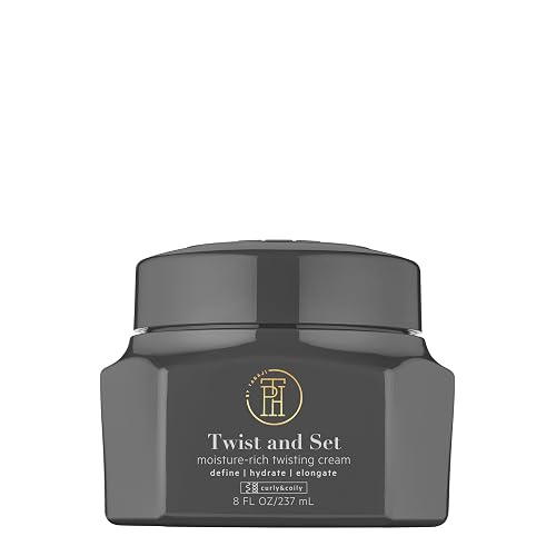 TPH BY TARAJI Twist and Set Twisting Creme & Defining Curl Cream for Curly & Coily Hair with Shea Butter, Mango Seed Butter, & Pequi Oil | Sulfate