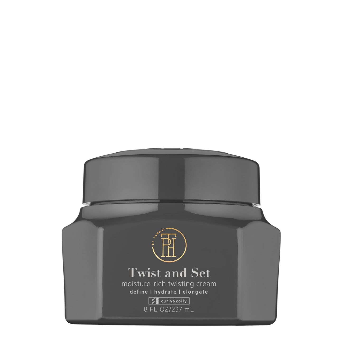 TPH BY TARAJI Twist and Set Twisting Creme & Defining Curl Cream for Curly & Coily Hair with Shea Butter, Mango Seed Butter, & Pequi Oil | Sulfate