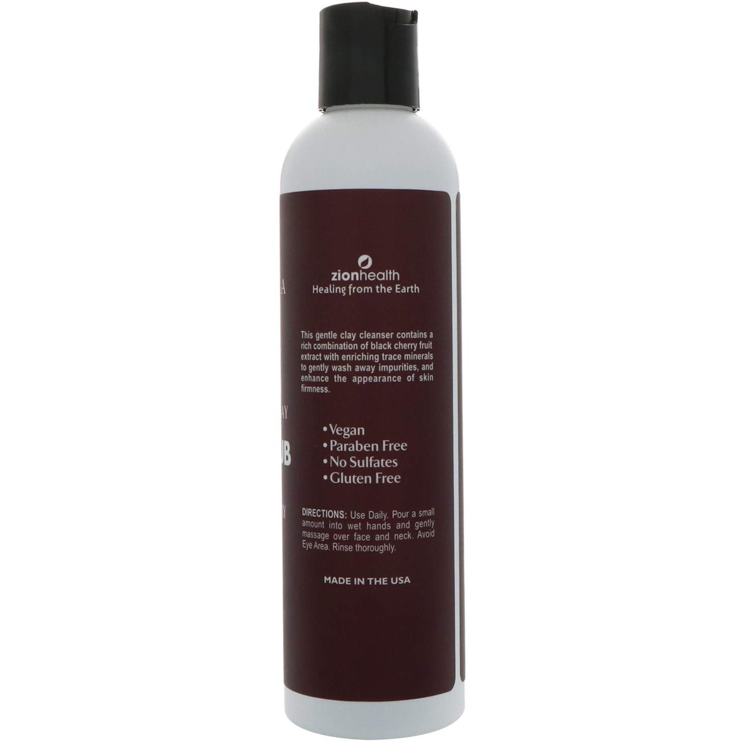 Adama Facescrub Black Cherry Zion Health 8 fl oz Liquid