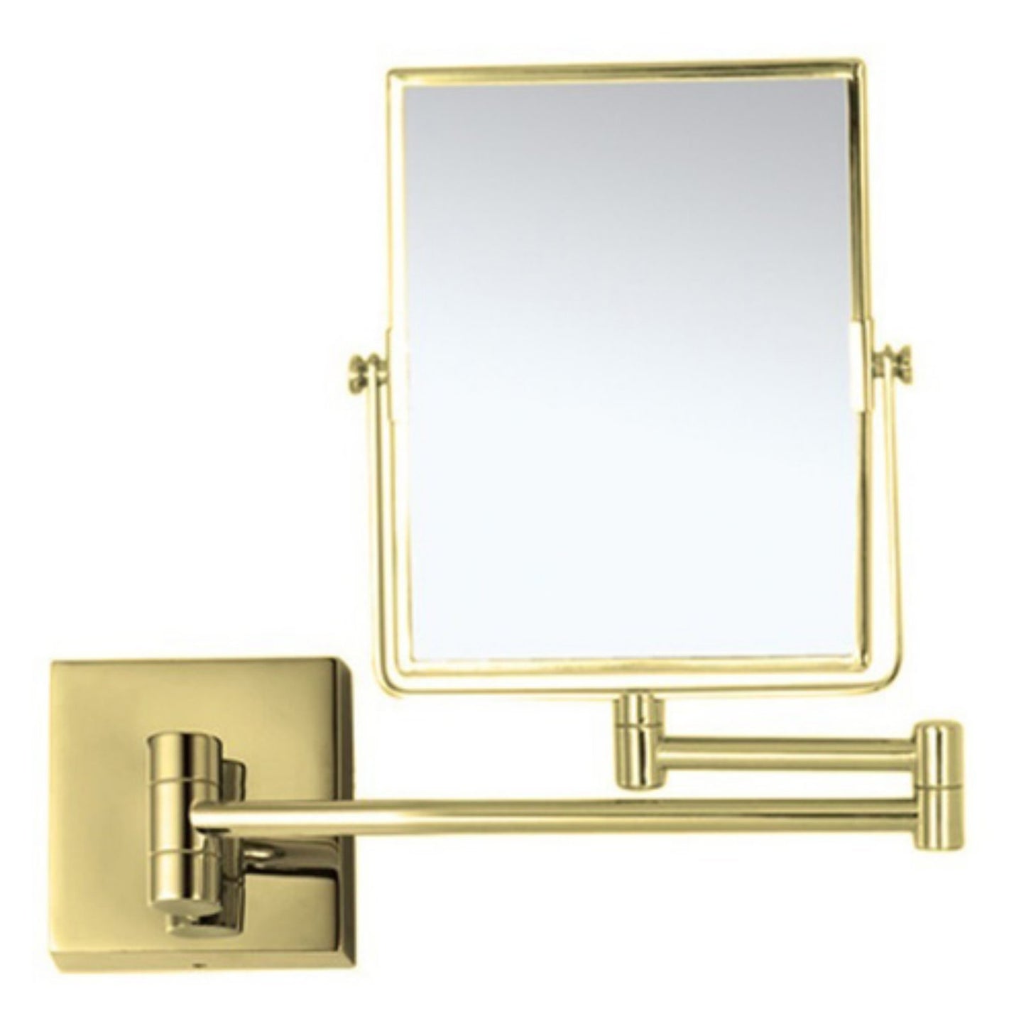 Glimmer Nameeks AR7721-CR-3x Wall Mounted Makeup Mirror, 5" L x 6.3" W