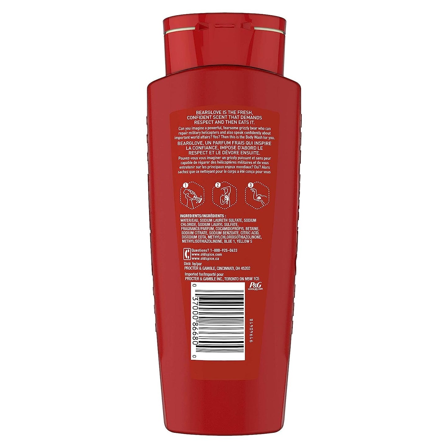 Old Spice Wild Collection Bodywash, Bearglove 16 oz (Pack of 2) Beauty & Personal Care Old Spice