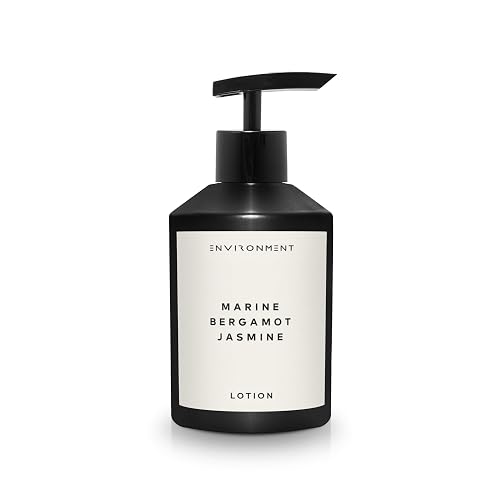 ENVIRONMENT Inspired by 5-Star Resort RC Lotion, 300ml Luxury Scented Lotion (Marine | Bergamot | Jasmine) Bathroom Luxury, Men & Women High-End Body