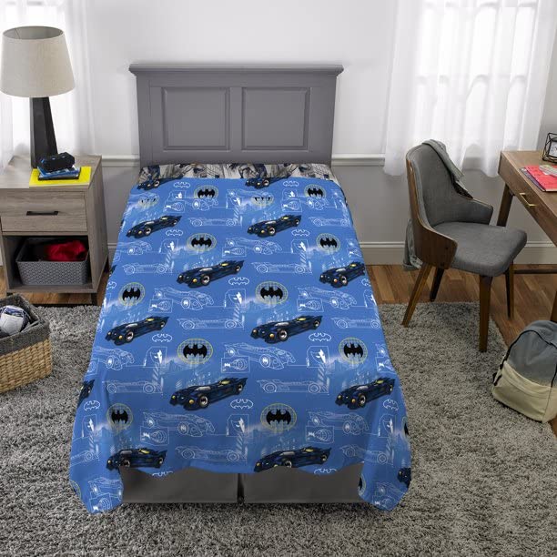 Batman Bat Alley 3 Piece Twin Sheet Set