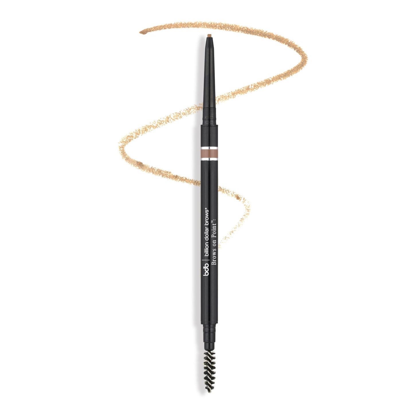 Billion Dollar Brows On Point Waterproof Micro Eyebrow Pencil - Blonde and Self-sharpening Tip for Natural, Blendable Lines