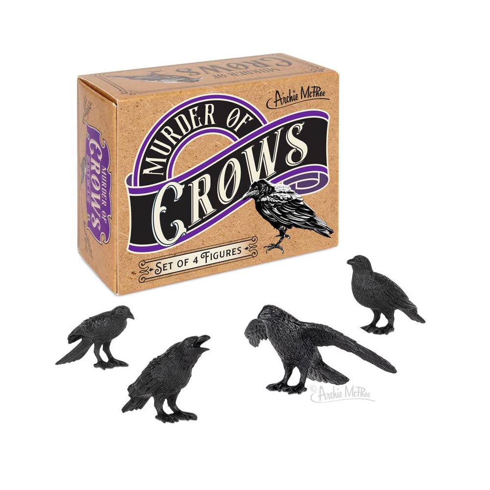 Archie McPhee Murder of Crows Figures | Set of 4