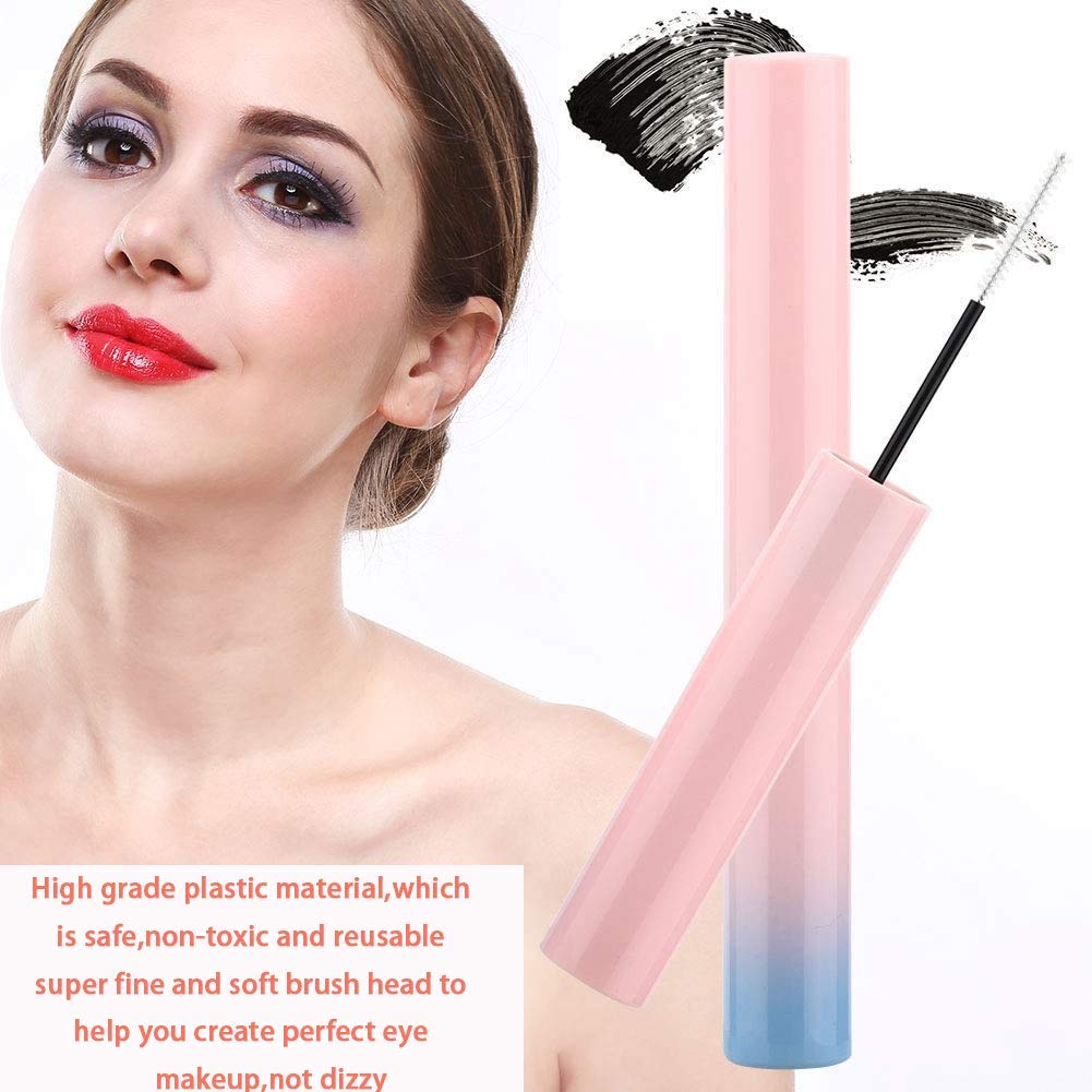 Yitengteng Mascara Container Bottle 10Pcs 6ML Reusable Gradient Empty Mascara Tube Portable Travel Mascara Bottle,Fine Brush