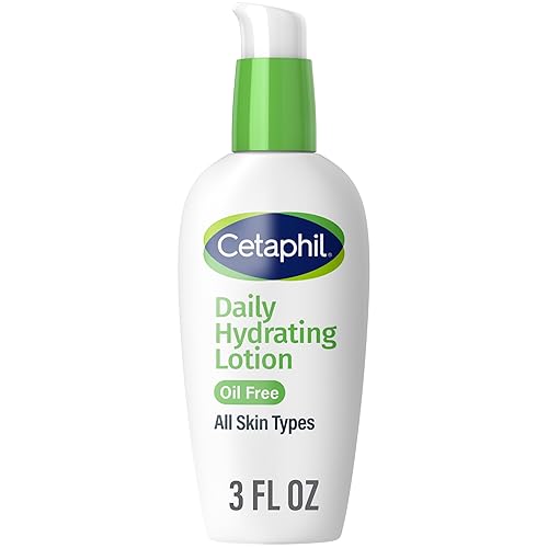 Cetaphil Daily Hydrating Lotion for Face, With Hyaluronic Acid, 3 fl oz, Lasting 24 Hour Hydration, for Combination Skin, No Added Fragrance