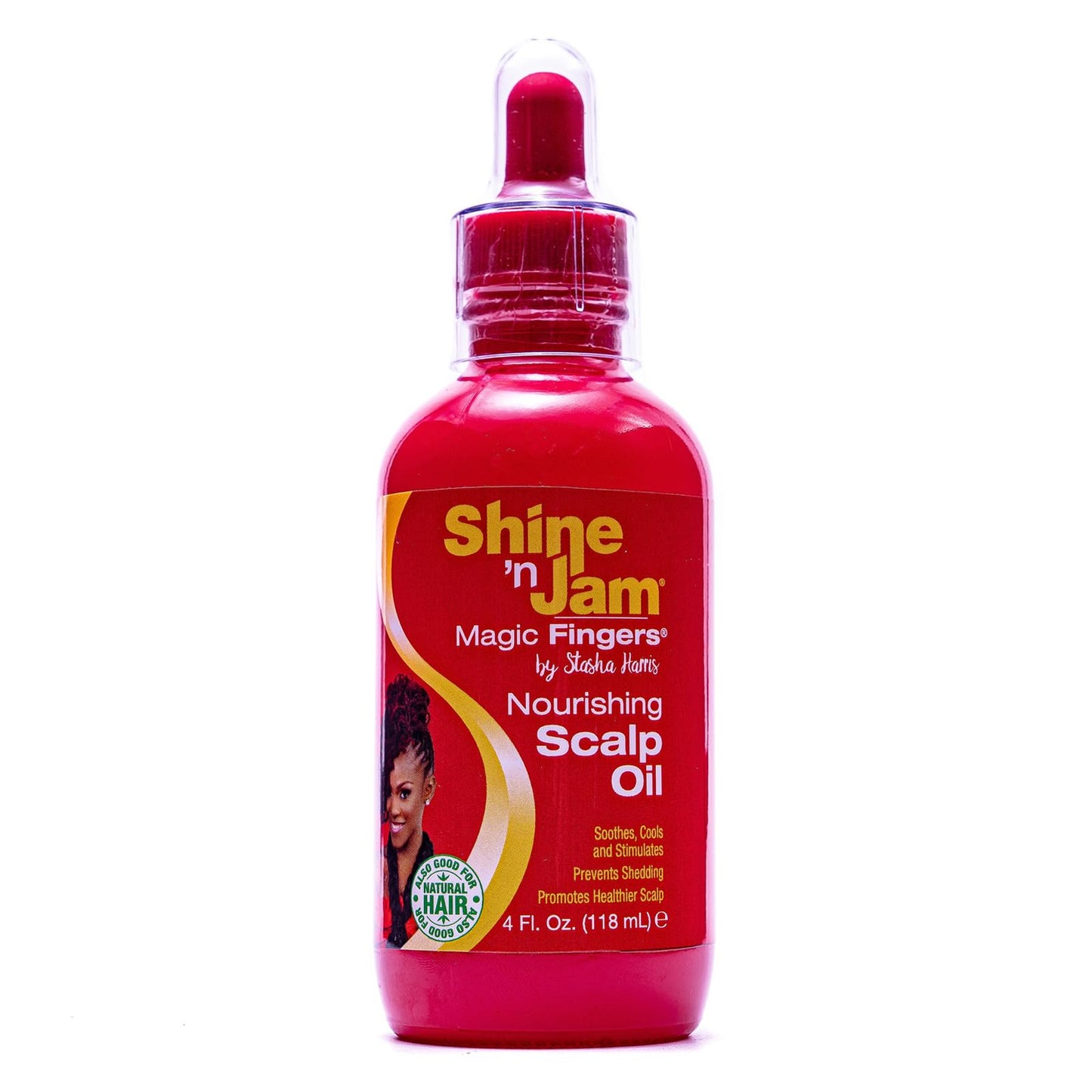 AmPro Shine-n-Jam Magic Fingers Nourishing Scalp Oil - Intensely Moisturizes and Soothes Dry or Sensitive Areas - Formulated with Natural Oils