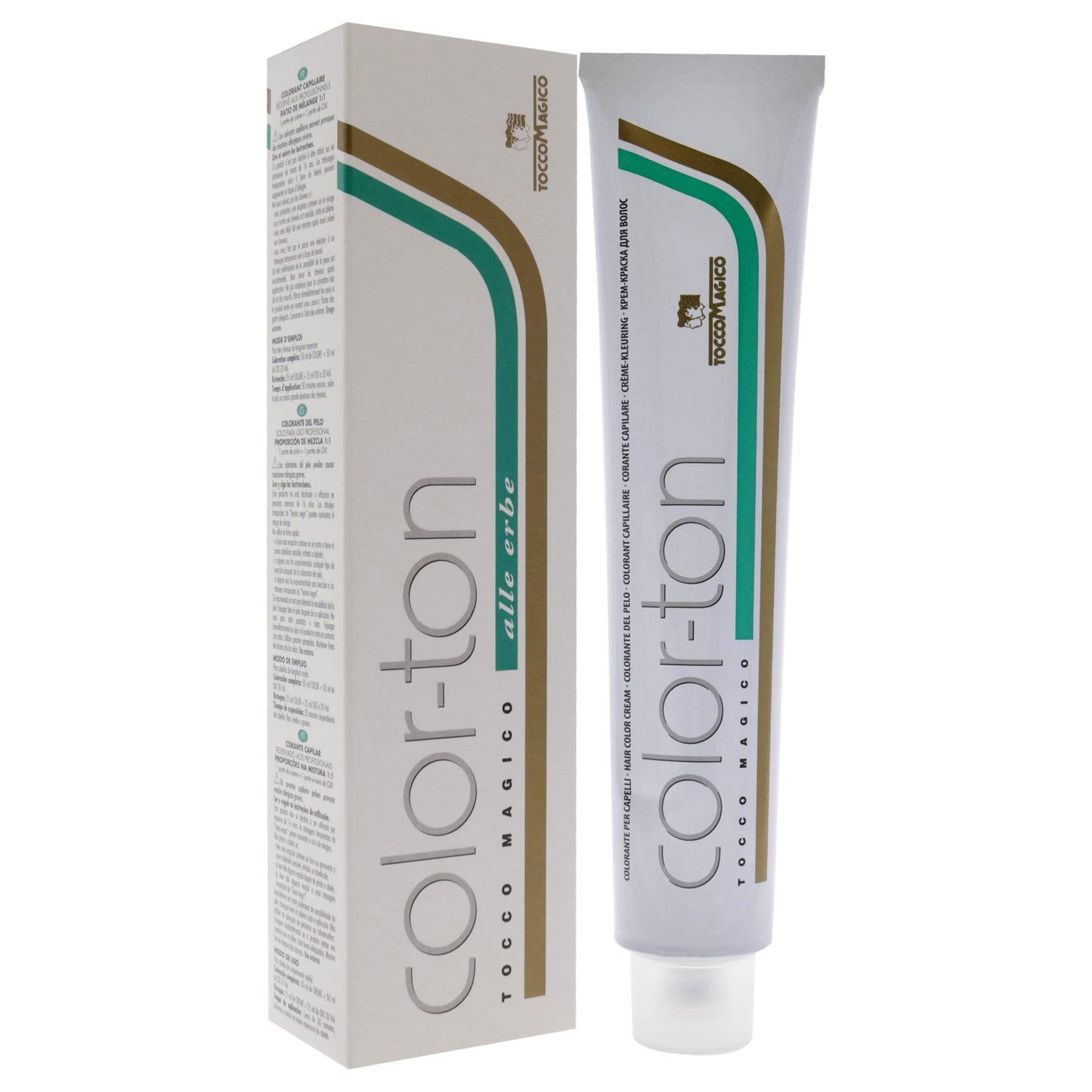 Tocco Magico Color-Ton Permanent Hair Color - 5A-5.5 Light Mahogany Chestnut Hair Color Unisex 3.38 oz