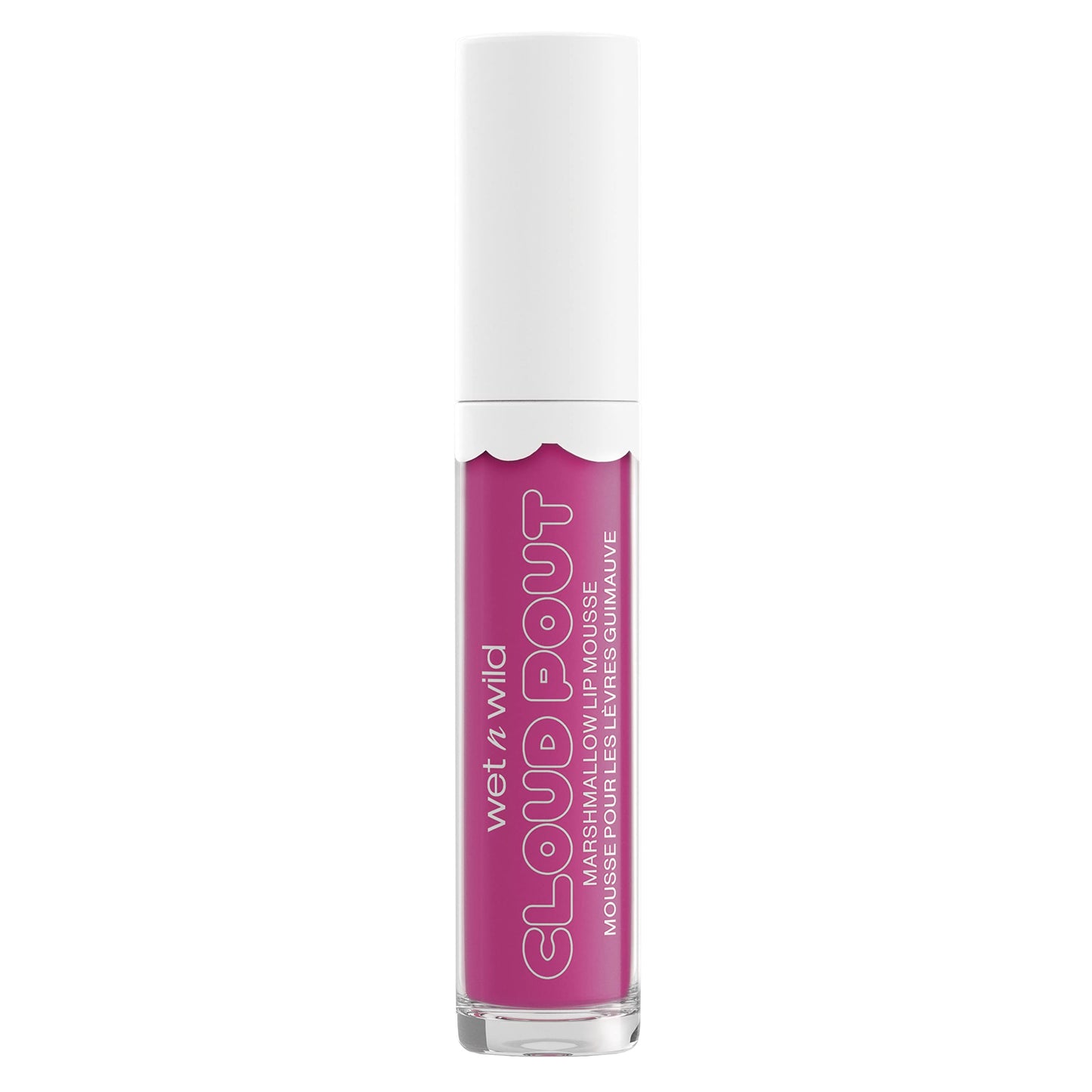 wet n wild Liquid Lipstick Cloud Pout Marshmallow, Hot Pink Candy Wasted | Matte Lip Cream Mousse | Argan Oil | Vitamin E