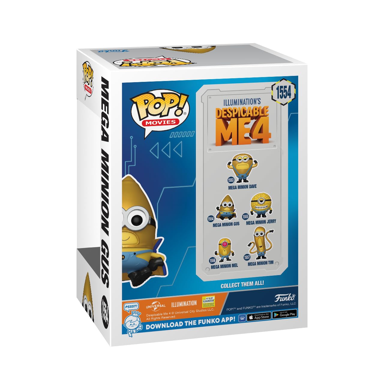 Funko POP! Movies: Despicable Me 4 - Super Gus - Despicable Me: Minions - Collectable Vinyl Figure - Gift Idea - Official Merchandise - for Kids…