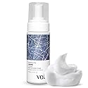 Voir Haircare Curly Hair Mousse - Hydrating Non-Crunchy Styling Foam for Frizz Control & Defined Curls, Vegan with Bamboo Extract & Marula Oil, 5.4 Fl