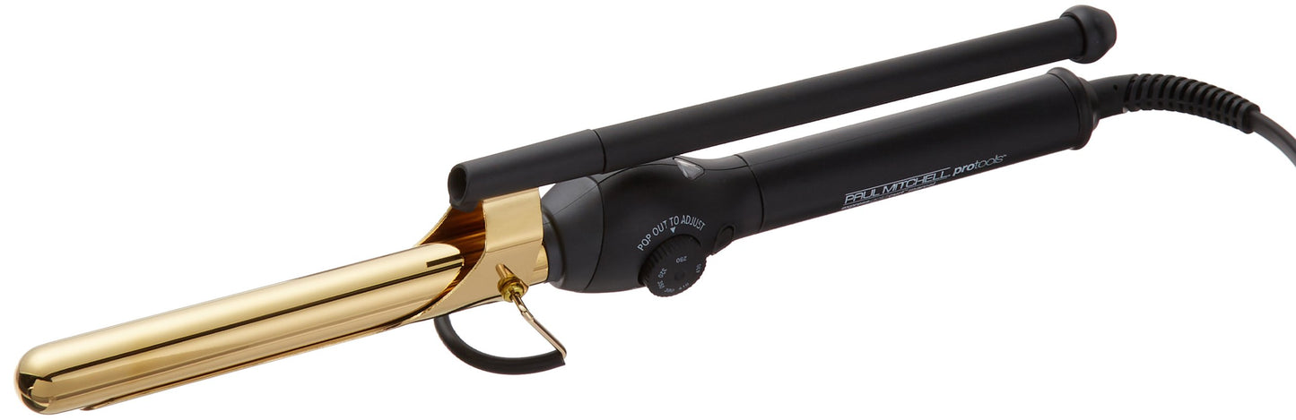 Paul Mitchell Pro Tools Express Gold Curl Marcel Titanium Curling Iron, Fast-Heating to Create a Variety of Curls, .75" Barrel