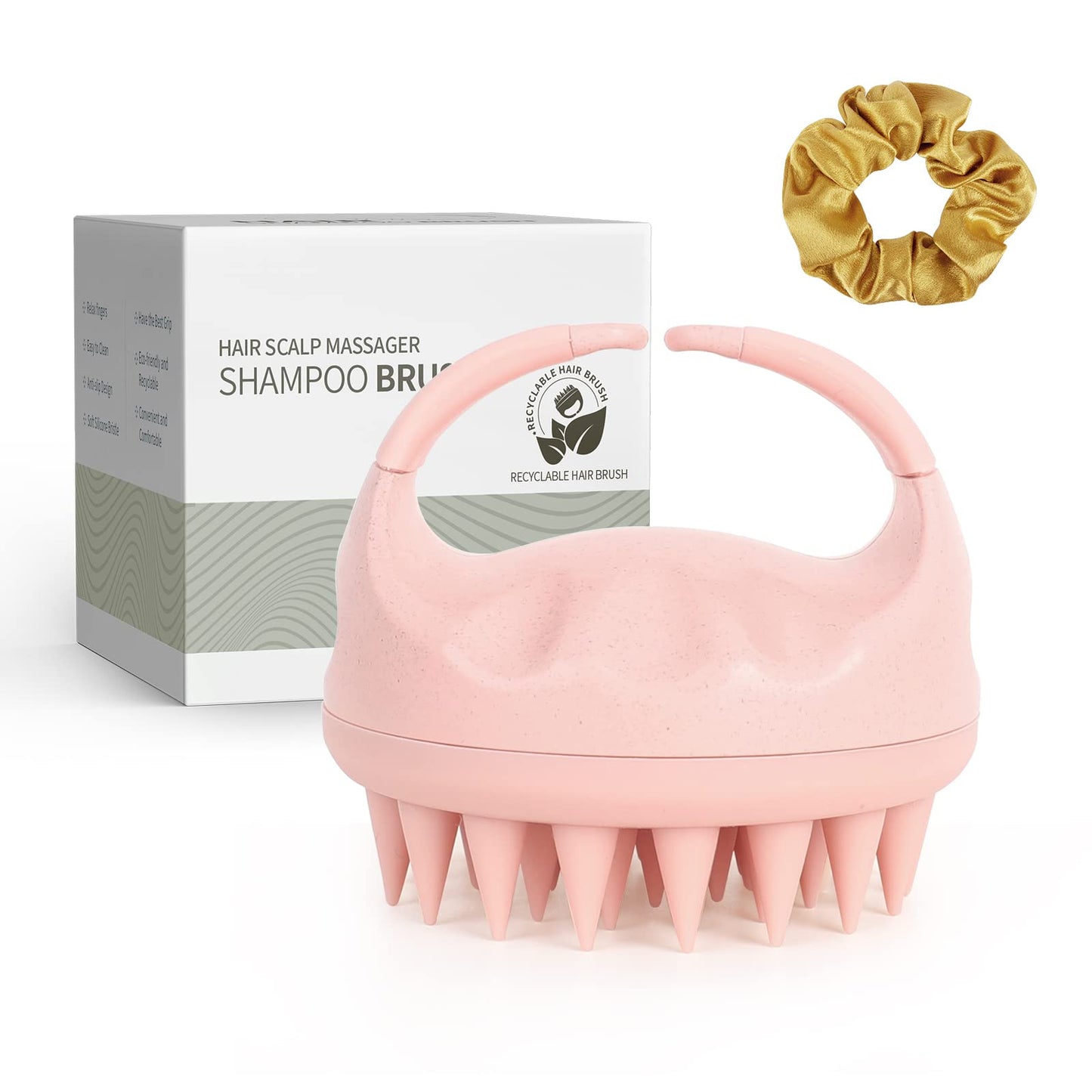 Sndyi Scalp Massager Shampoo Brush, Scalp Scrubber with Soft Silicone Bristles, Scalp Exfoliator for Dandruff Removal, Scalp Massager for Hair Growth Beauty and Personal Care Sndyi Default Title