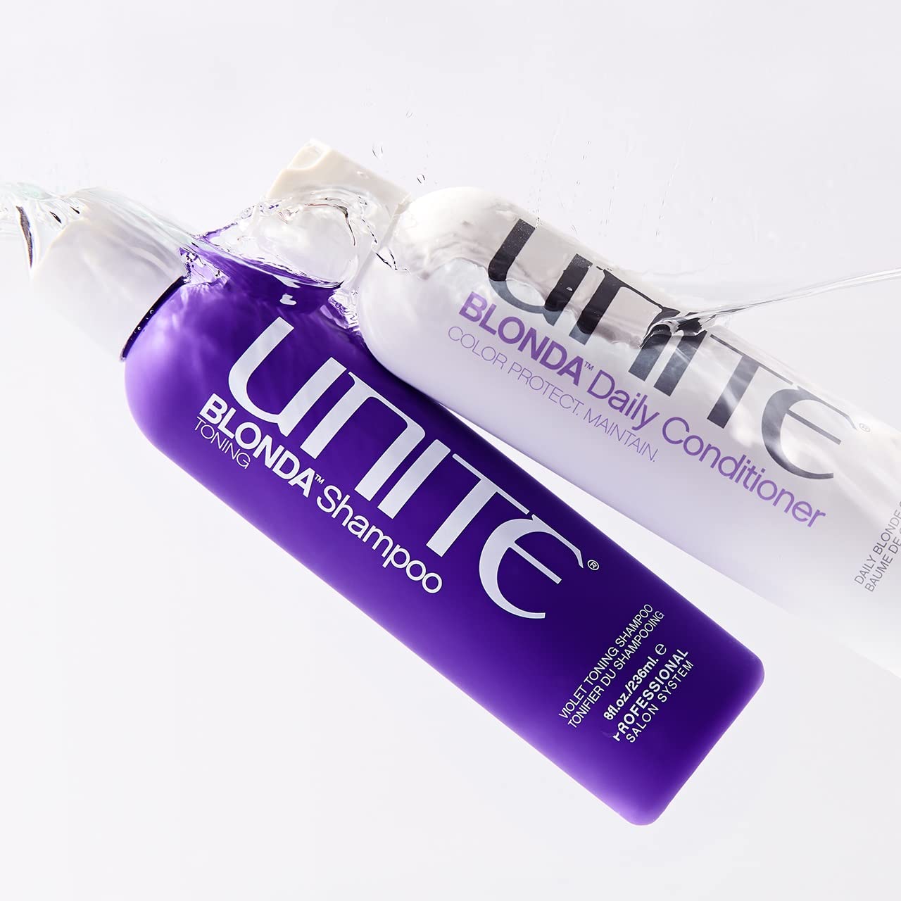 UNITE Hair - BLONDA Daily Conditioner - Purple Formula - Maintains Blonde, Hydrates, Protects, 8oz