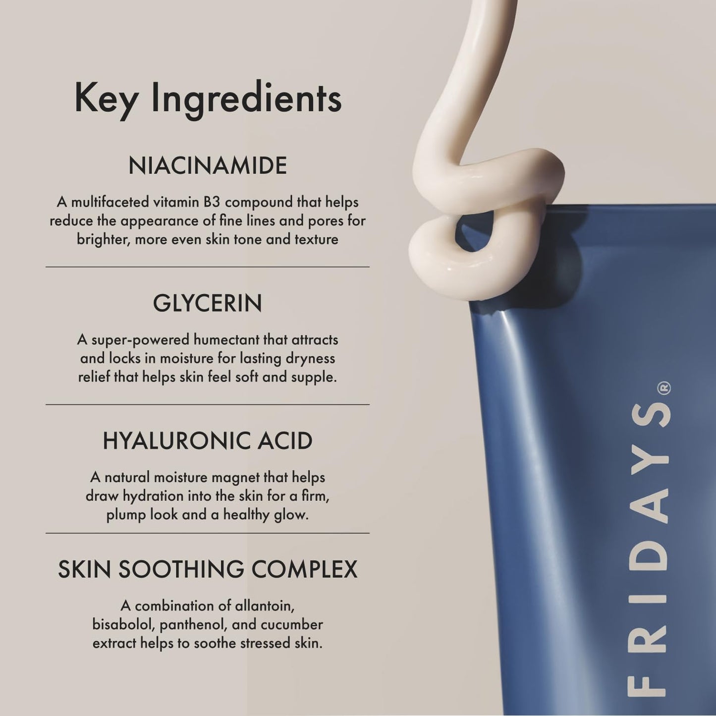 Summer Fridays Jet Lag Mask - Hydrating Face Moisturizer + Mask - Enriched with Hyaluronic Acid, Niacinamide, Glycerin + Antioxidants Helps Nourish