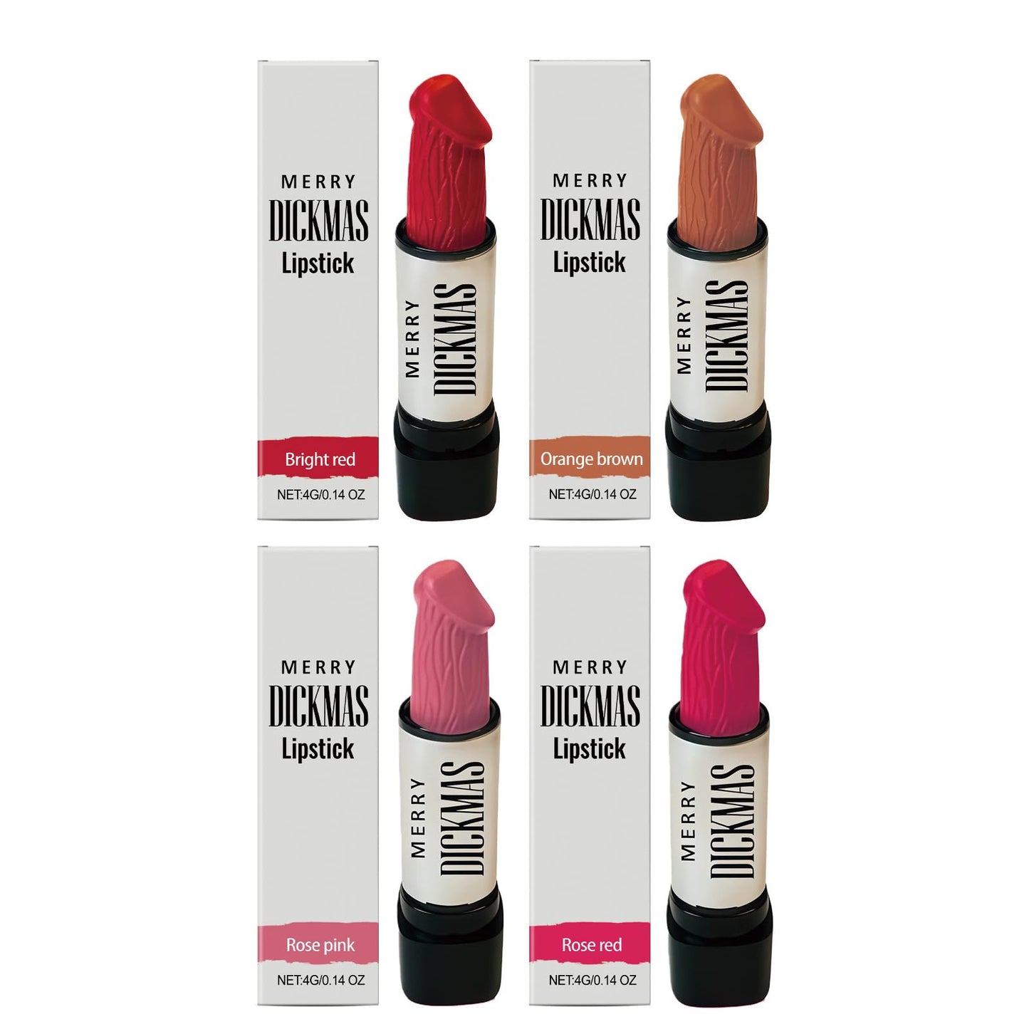 Creative Women Funny Lipstick - Mushroom Naughty Gag Stocking Stuffer Idea for White Elephant & Secret Santa Stocking, for Holiday Party, Birthday &