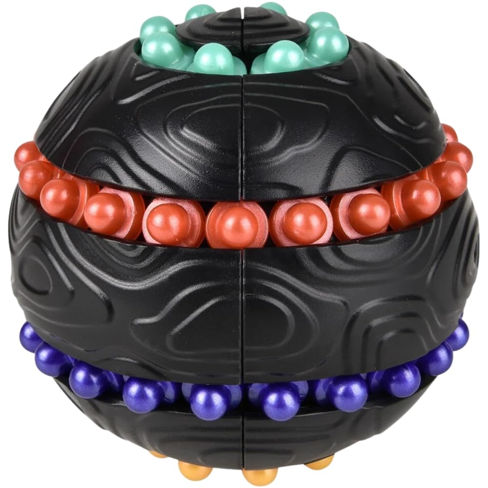 Hasbro Gaming Atomix Game for Kids, Teens, and Adults, Brainteaser Puzzle Sphere Ball and Fidget Toy, 1 Player, Portable Summer Travel Activities,…