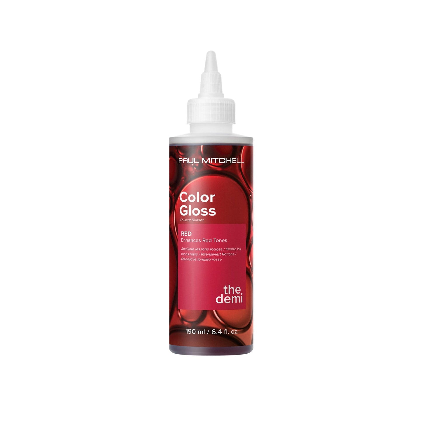 Paul Mitchell The Demi Color Gloss, Glosses in 3 Minutes, Red, 6.4 Fl Oz