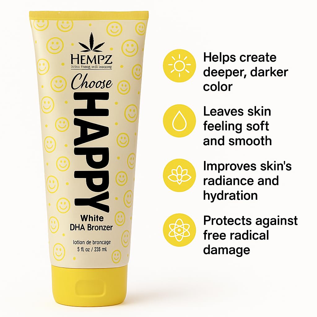 Hempz Choose Happy White DHA Bronzer 9oz