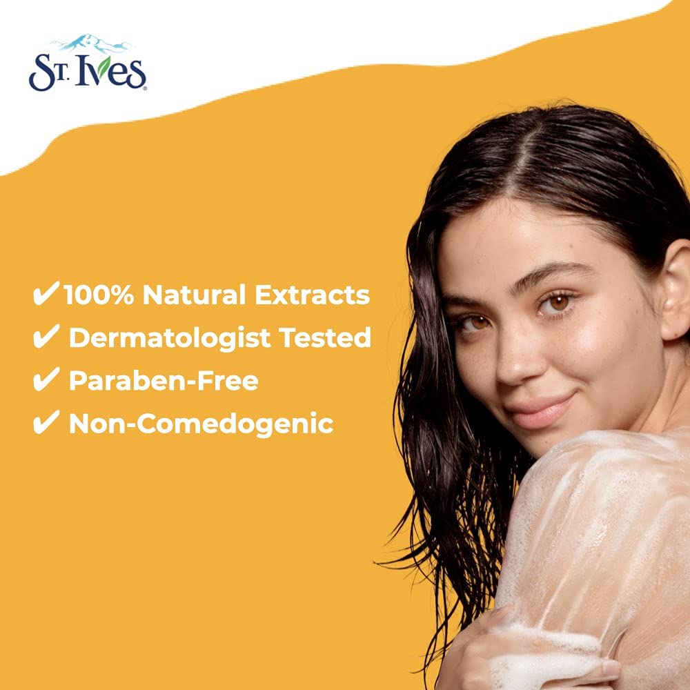 St. Ives Radiant Skin Body Wash Pink Lemon and Mandarin Orange, 13.5 Fl Oz (Pack of 1)