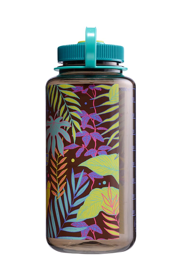 Nalgene 348861 Wide Mouth 32oz Woodsman Botanical Ferns/Seaside