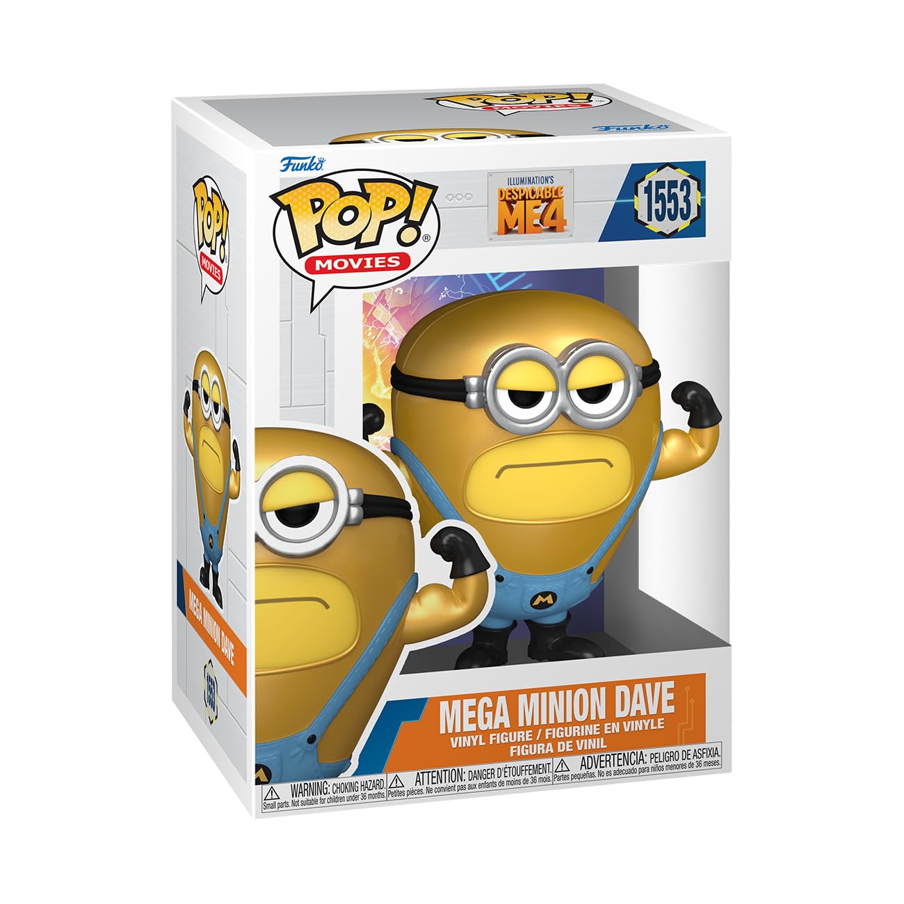 Funko POP! Movies: Despicable Me 4 - Super Dave - Despicable Me: Minions - Collectable Vinyl Figure - Gift Idea - Official Merchandise - for Kids…