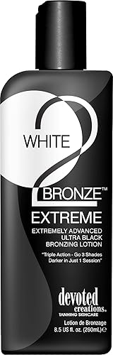 White 2 Bronze Extreme Advance Black Bronzer 3 Shades Darker 8.5z by Devoted Creations