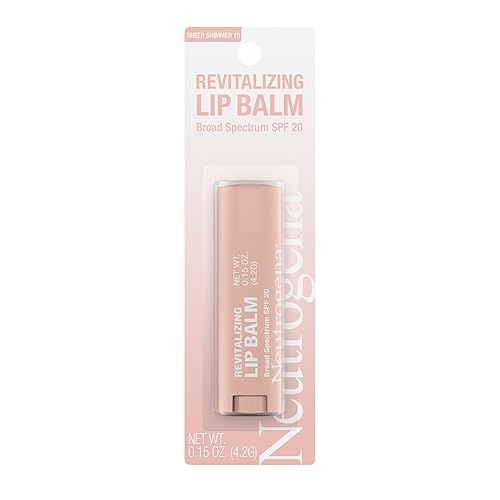 Neutrogena Revitalizing Tinted Lip Balm Broad Spectrum SPF 20 Sunscreen, Moisturizing Lip Balm with a Sheer Tint for Softer, Smoother