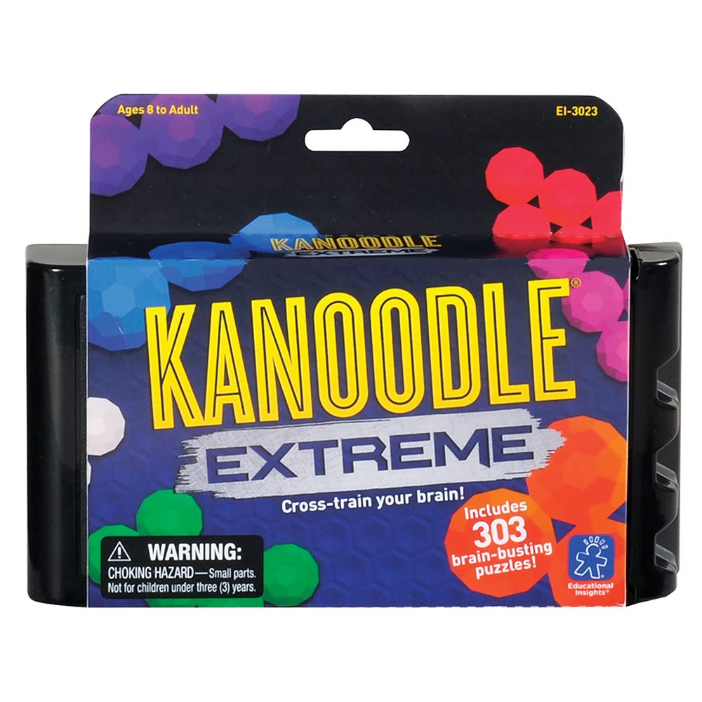 Educational Insights Kanoodle Extreme Puzzle Game, Brain Teaser Puzzle Challenge Game, Easter Basket Stuffers for Kids, Gift for Ages 8+