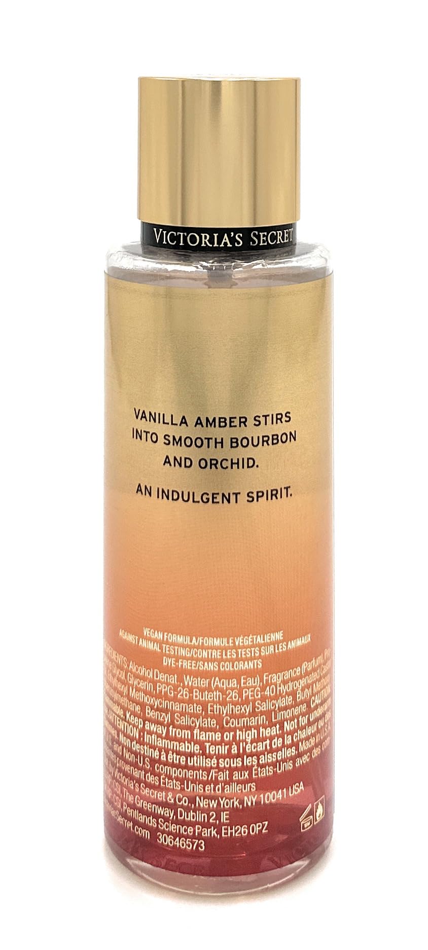 Victoria's Secret Fragrance Body Mist 8.4 Fl Oz (Vanilla Amber Bourbon)