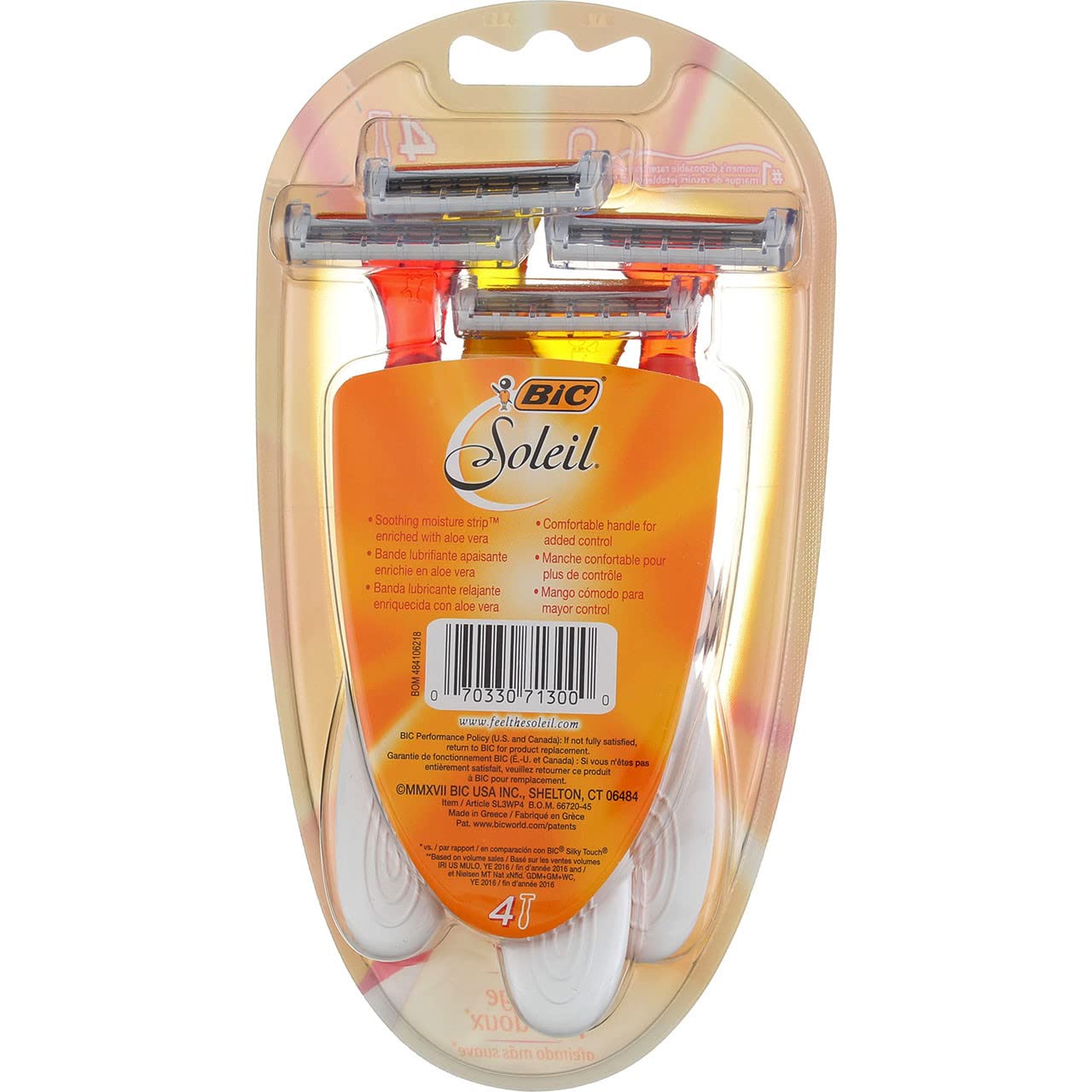 Bic Soleil Shaver Mango 5 pack Beauty and Personal Care BIC