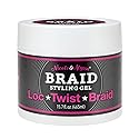 Nicole & Alyssa - Braiding Gel 15.7oz - No Flakes or Buildup, Perfect for Braids, Locs & Twists, Extra Hold, Frizz Control, Moisturizing Care