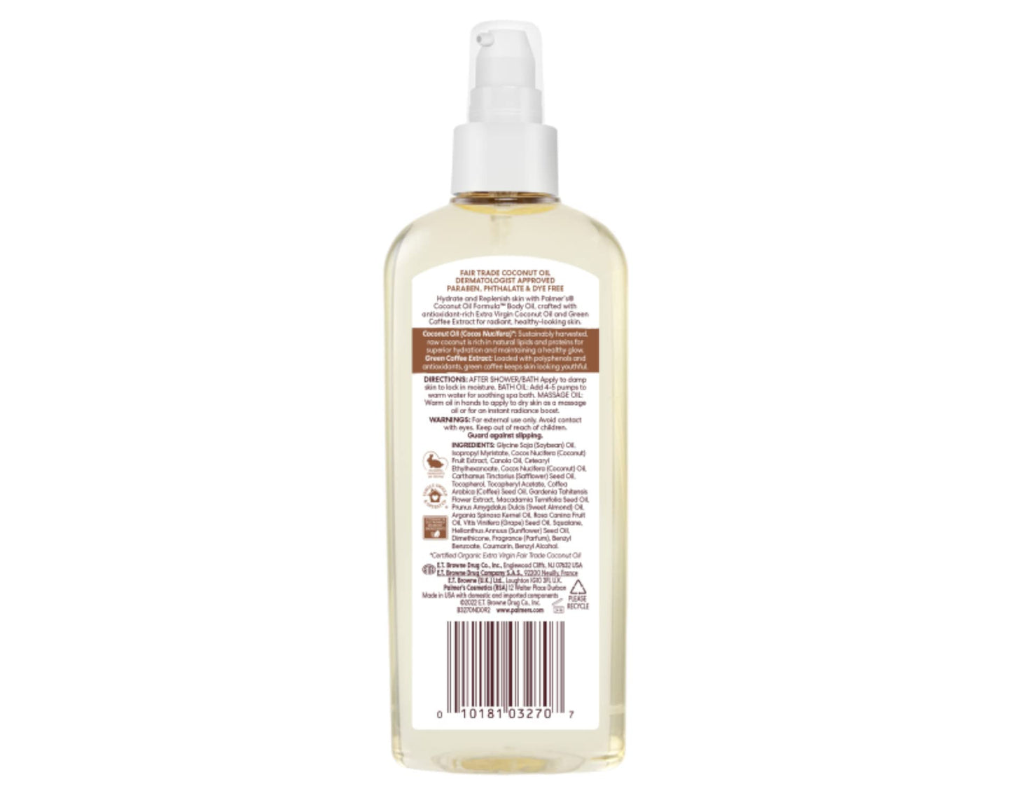 Palmer's Coconut Oil Formula with Vitamin E Body Oil 5.1 Oz