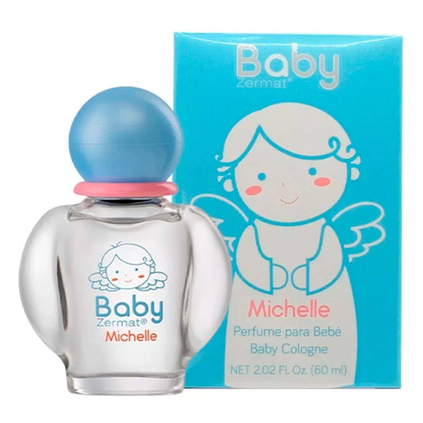 Zermat Baby Michelle | Baby Cologne Unisex Perfume | Paraben-Free & Hypoallergenic Gentle Formula | Long-Lasting Soft Floral Scents with Violets,