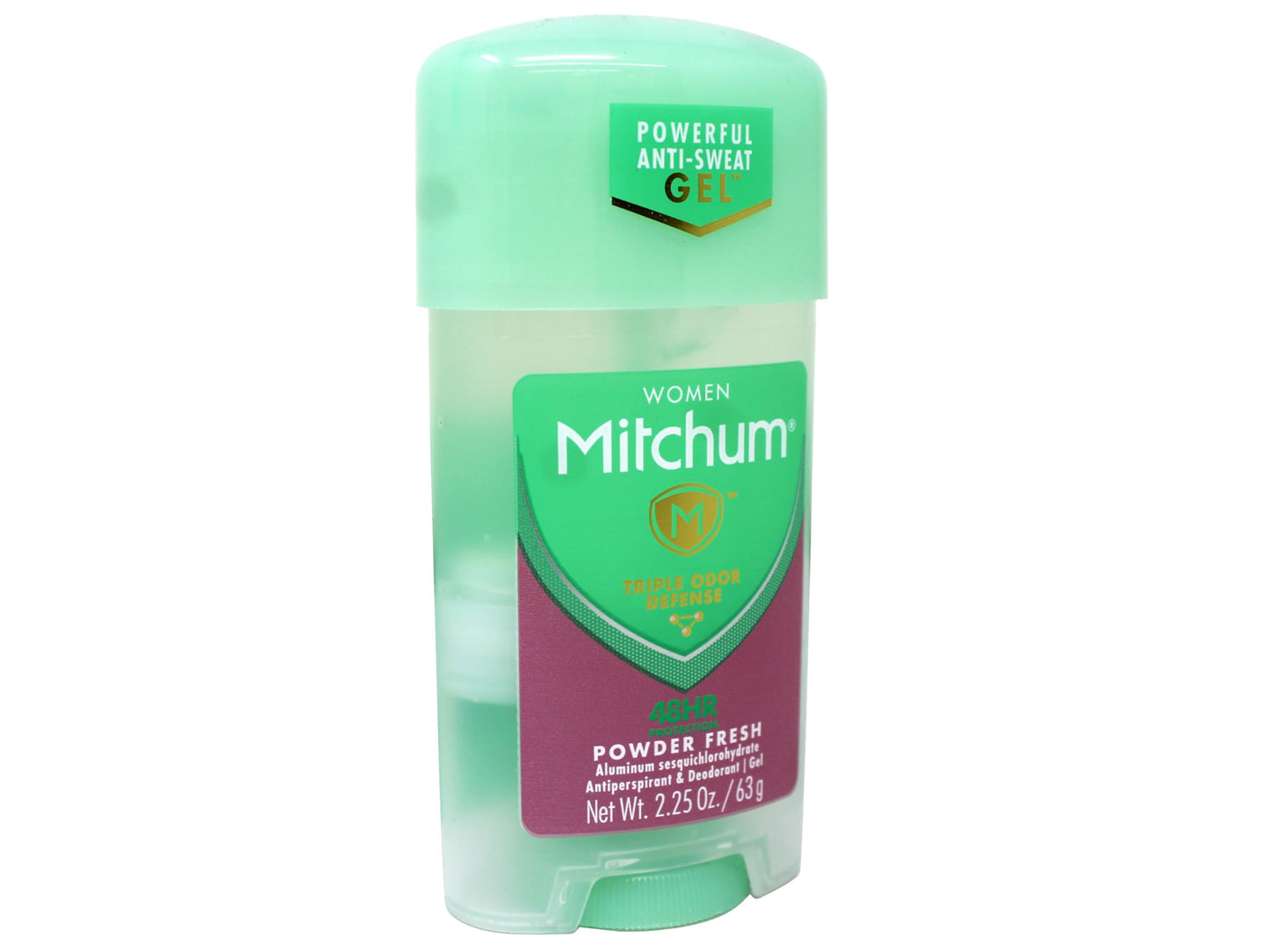 Mitchum Gel Anti-Perspirant Deodorant, Triple Odor Defense for Women, Powder Fresh, 2.25 Oz - 9 Pack Beauty and Personal Care Mitchum