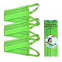 SPORONG x (3 pcs) Long Exfoliating Back Washcloth Bath Wash Towel Korean Italy Towel