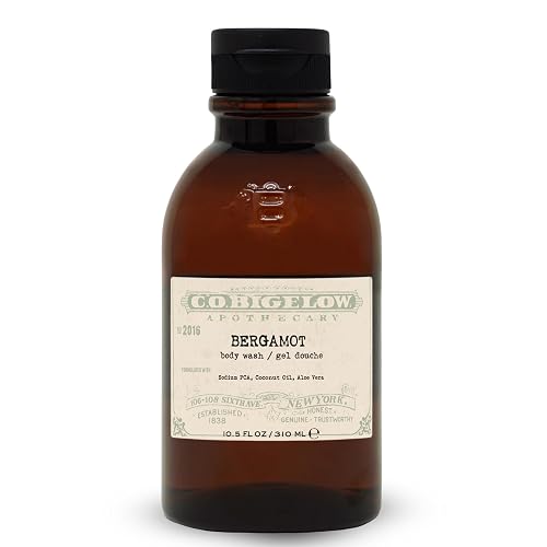 C.O. Bigelow Bergamot Body Wash, Iconic Collection Moisturizing Body Wash with Coconut Oil & Aloe Vera, 10.5 Fl Oz Beauty & Personal Care C. O. Bigelow