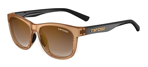 Tifosi Optics Swank Sunglasses (Crystal Brown-Onyx/Brown Gradient Lens)