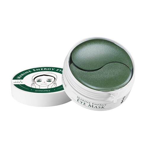 SHANGPREE Marine Energy Eye Mask (Eyepatches) 30 Pairs, Hydration & Soothing Relief, Spirulina & Marine Complex, Sooth & Revive Tired Eyes, Cooling