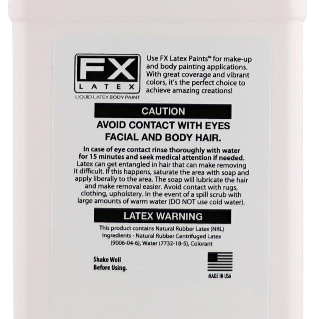 Liquid Latex Fashions- Ammonia Free Natural Face paint for Kids and Adults, Ideal for Artwork, Parties, School Plays, Cosplays and Concerts, Red- 16