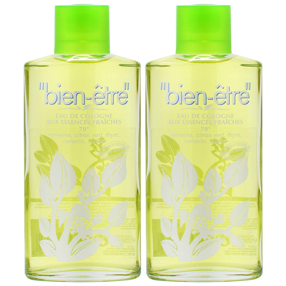 BIEN-ETRE Eau De Cologne Aux Essences Fraiches 250ml (Pack of 2)