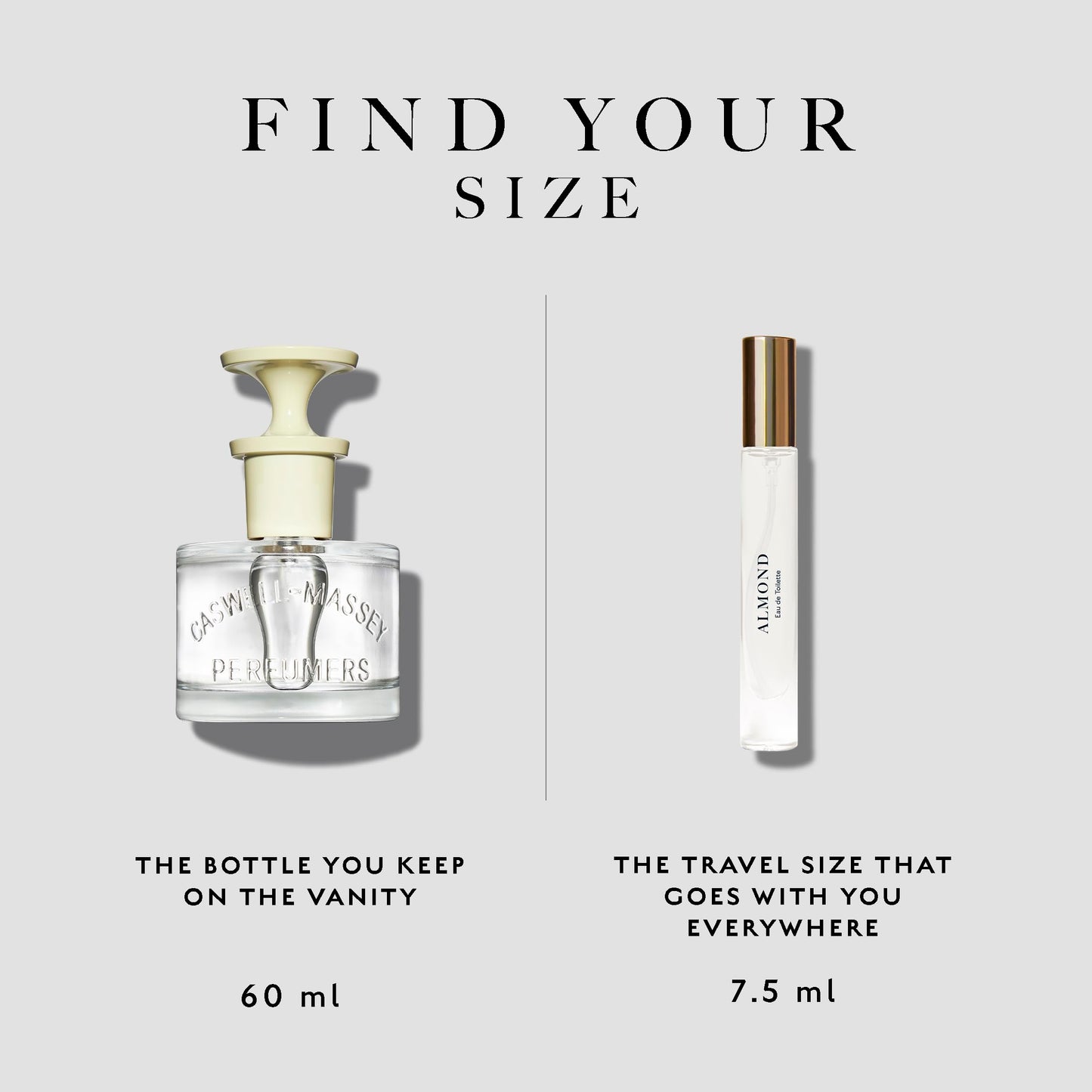 Caswell-Massey Almond Eau de Toilette, Cherry, Almond Flower, Sandalwood Fragrance, Perfume for Women, 2.0 Fl Oz