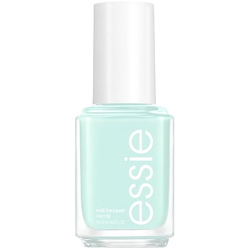 essie Nail Polish, Salon-Quality Mint Green Nail Polish, Vegan, Seas The Day, 0.46 fl oz Beauty & Personal Care essie