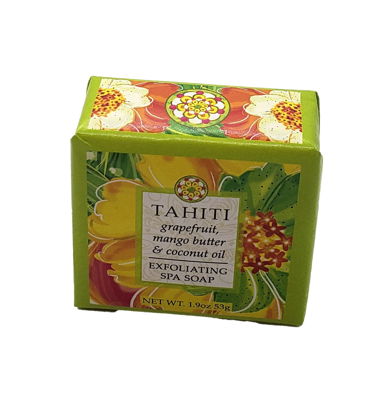 Greenwich Bay Trading Company Destination Collection Bundle: Tahiti - 2oz Mini Wrapped Soap Block + 2oz Mini Shea Butter Lotion