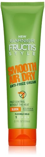 Garnier Hair Care Fructis Style Smooth Air Dry Anti-Frizz Cream, 5.1 Fluid Ounce
